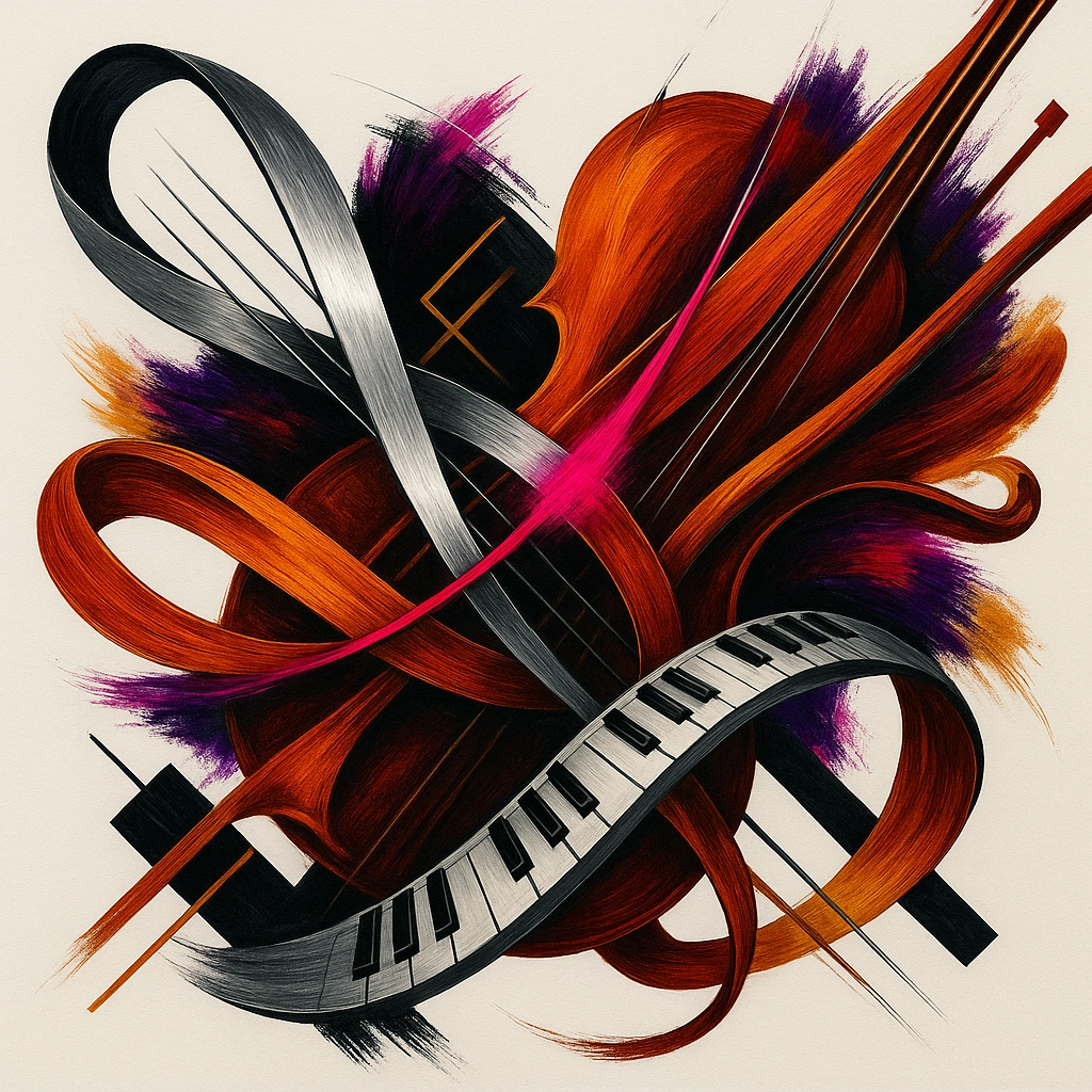 Blog Image, Entangled Violin and Piano
